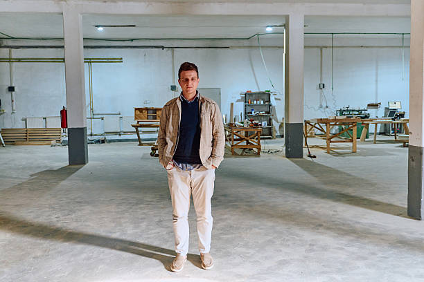 Woodworking production floor at the facility